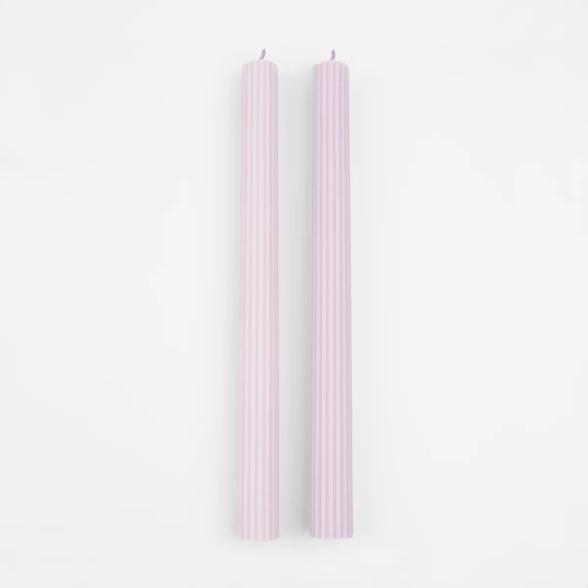 Ribbed Table 10" Taper Candles (Set of 2)
