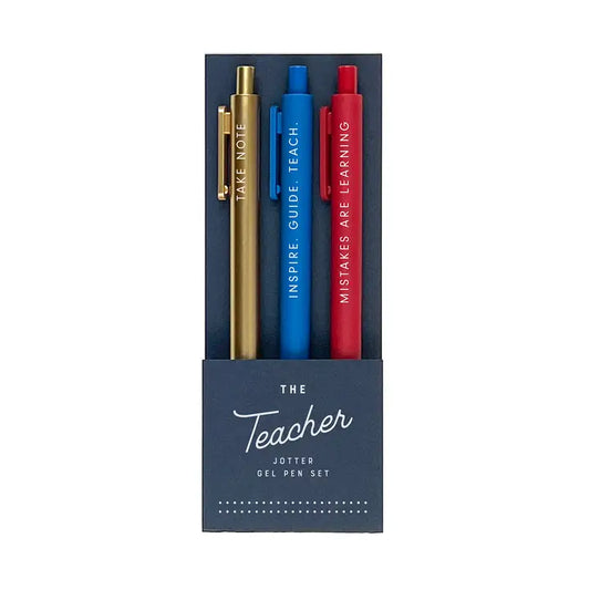 Teacher Jotter Gel Pens (Set of 3)