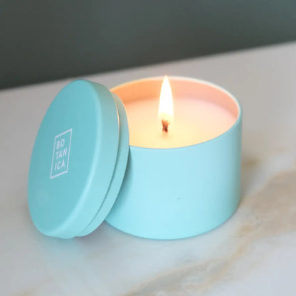 Teahupo'o Ylang Ylang, Sea Salt, White Orchid Soy Wax Glass Candle