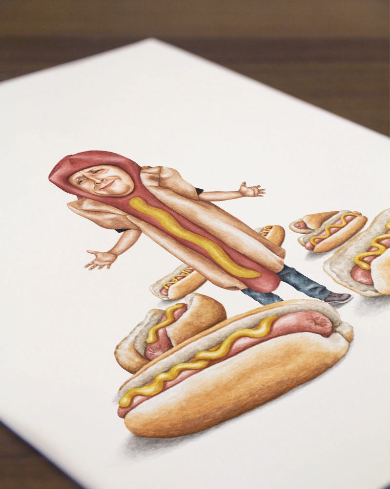 Tim Robinson Hot Dogs 8" x 10" Archival Print