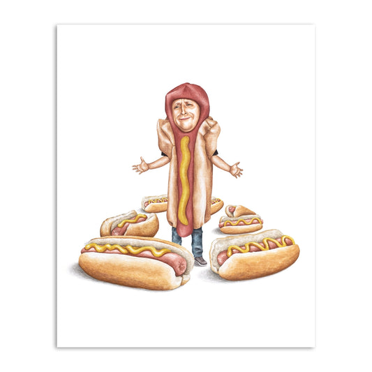 Tim Robinson Hot Dogs 8" x 10" Archival Print