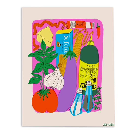 Tomato Sauce Still Life 11" x 14" Archival Print