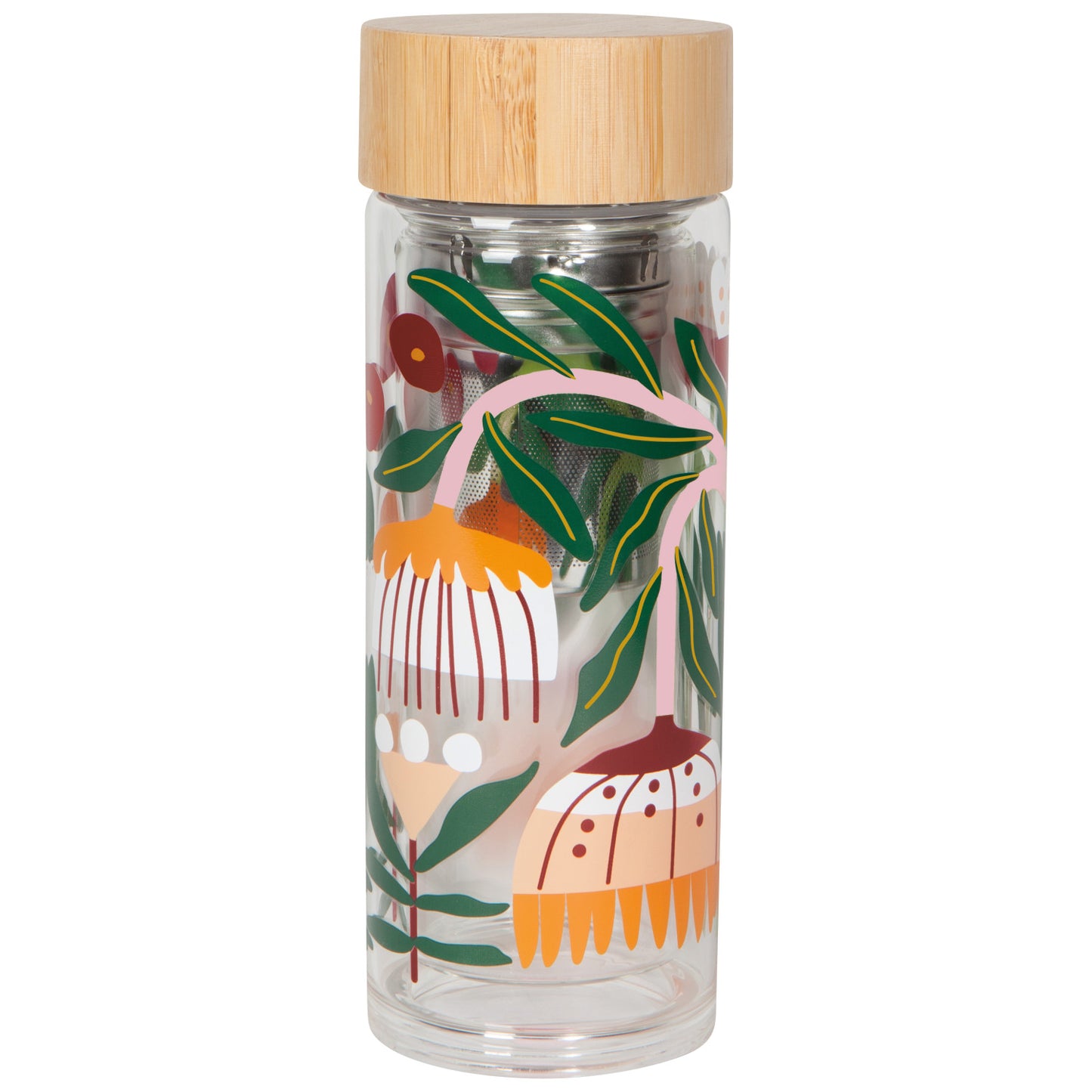 To-Go Double Walled Tea Infuser 12 Oz Tumbler