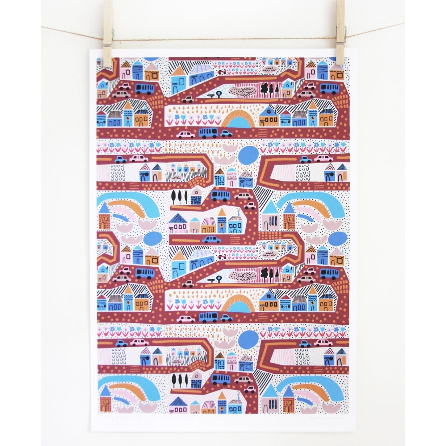 City Planning Art Print