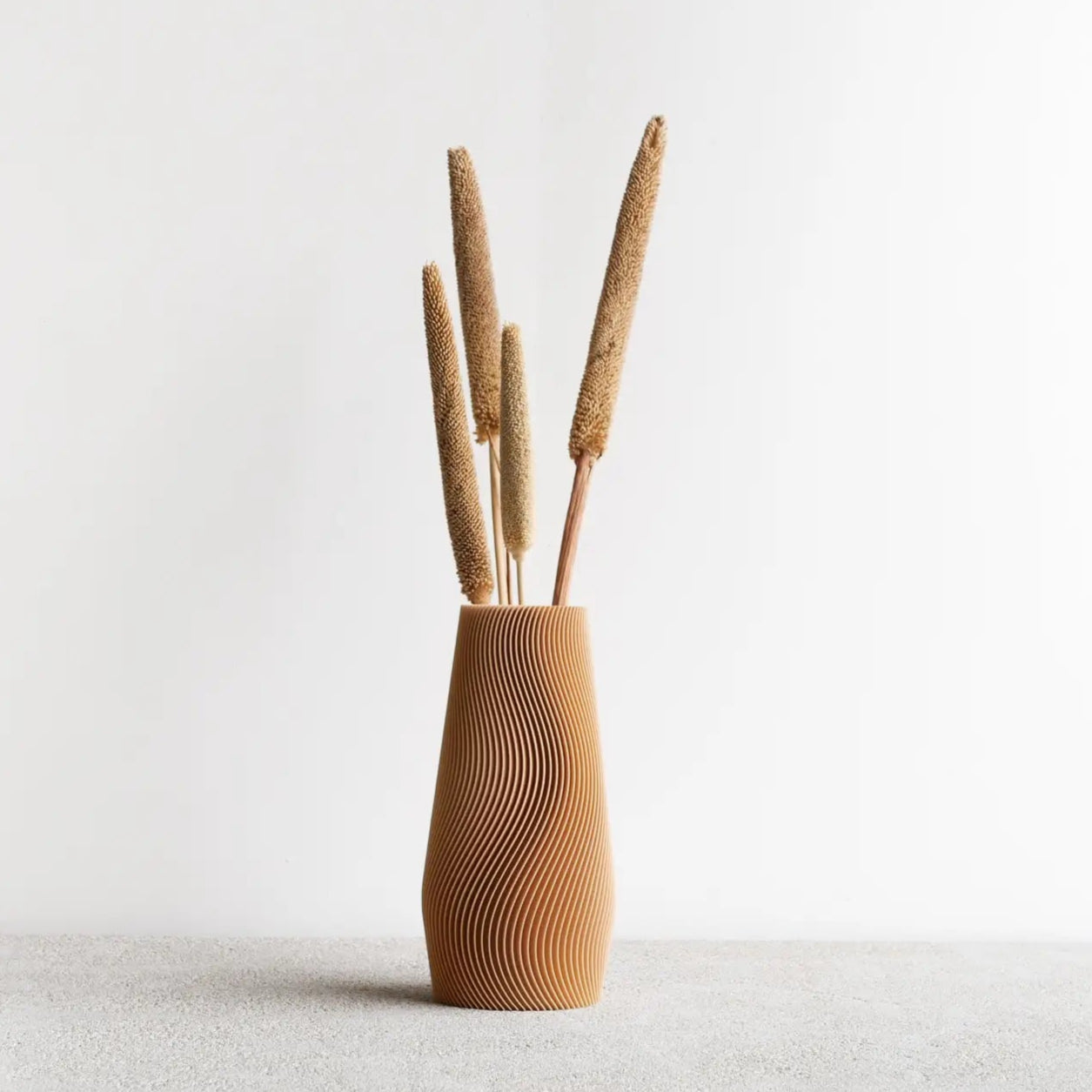 3D Printed Eco-Friendly Dried Floral Vase