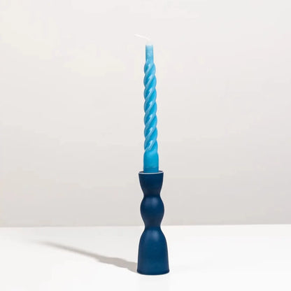 Wave Ceramic Pedestal Candleholder