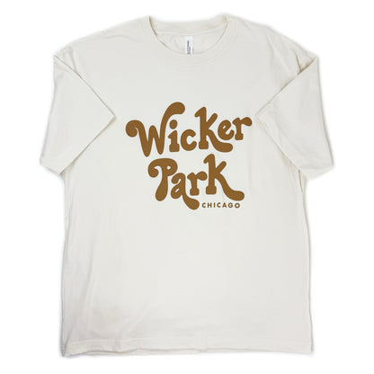 Wicker Park, Chicago Neighborhood Logo Tshirt