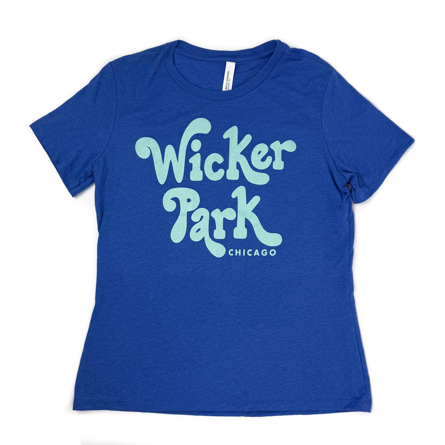 Wicker Park, Chicago Neighborhood Logo Tshirt
