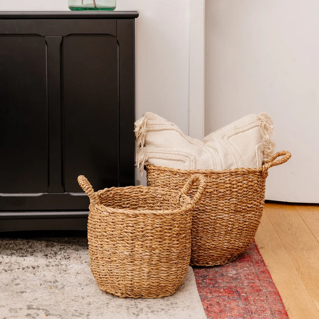 Round Woven Storage Basket
