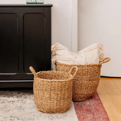 Round Woven Storage Basket
