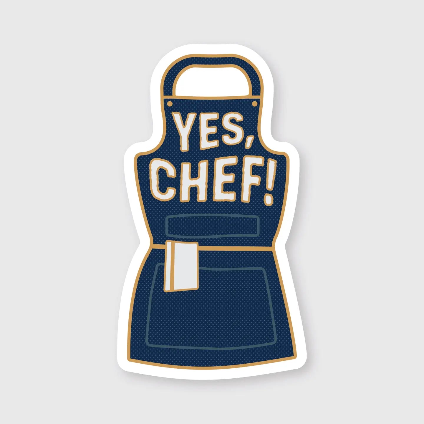 Yes, Chef! Apron Sticker