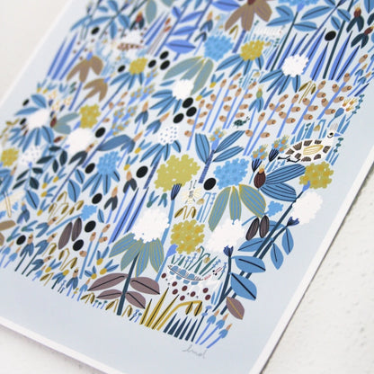 Yesterday Floral 11" x 14" Art Print