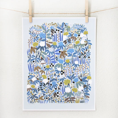 Yesterday Floral 11" x 14" Art Print