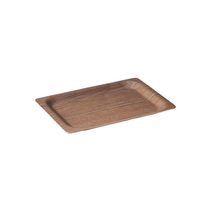 Walnut Rectangular Nonslip Wood Tray