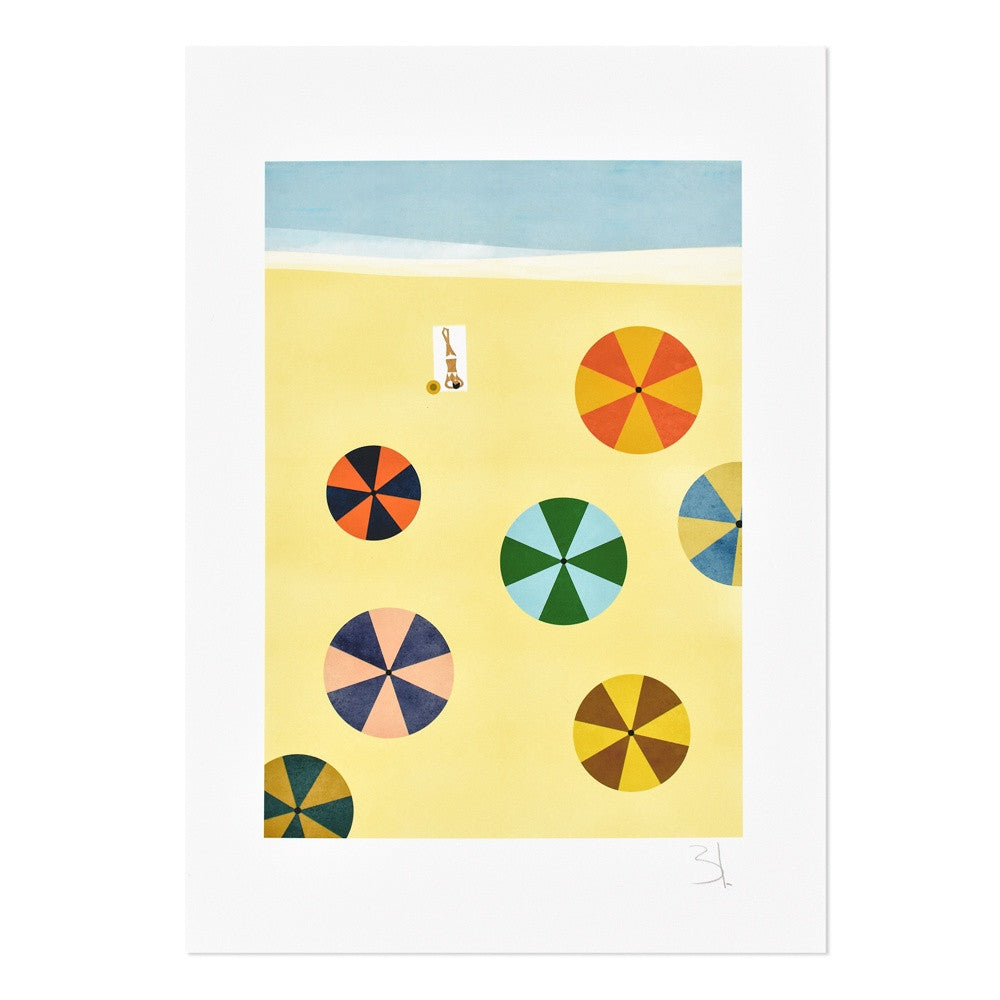 La Playa 8.25" x 11.75" Archival Print