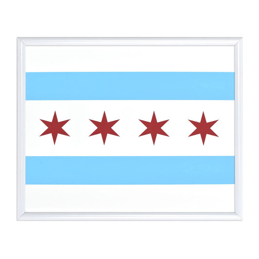 Chicago Flag 8" x 10" Screen Print