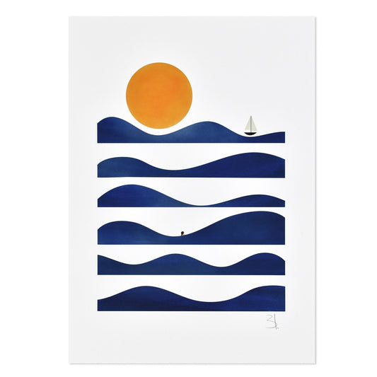 Bath 8.25" x 11.75" Archival Print