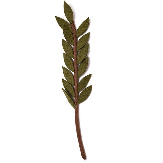 Felt Olive Branch Faux Stem