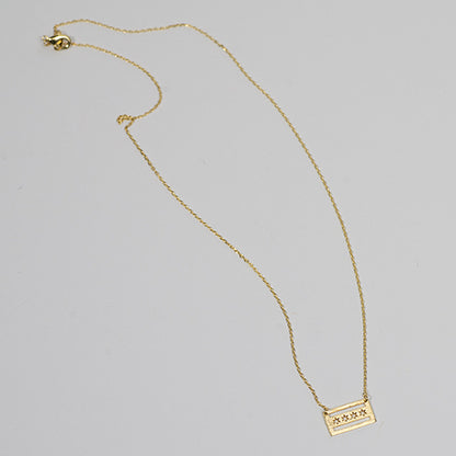 Chicago Flag Necklace