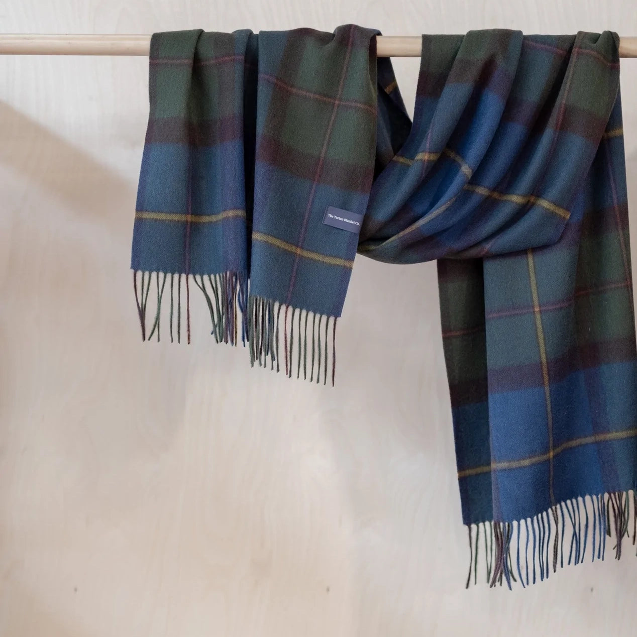 Lambswool Oversized Patterned Scarf