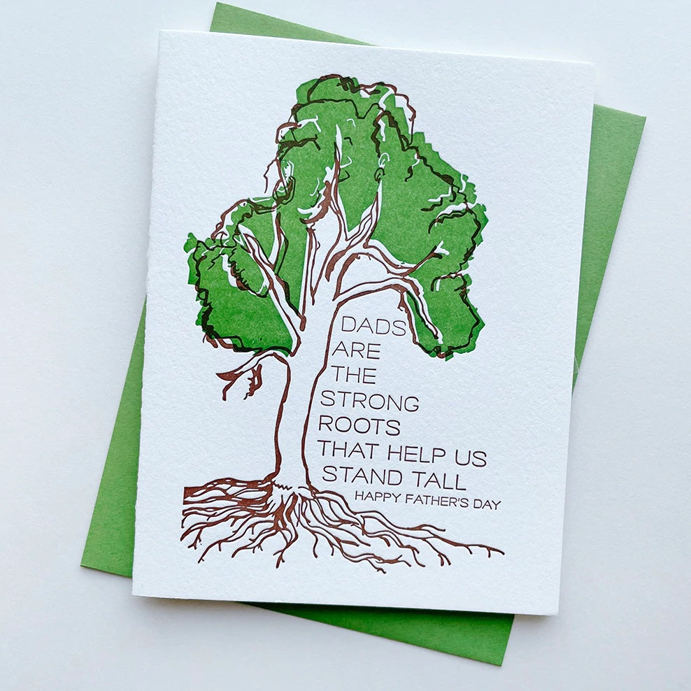 Strong Roots Happy Father's Day Card