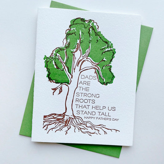 Strong Roots Happy Father's Day Card