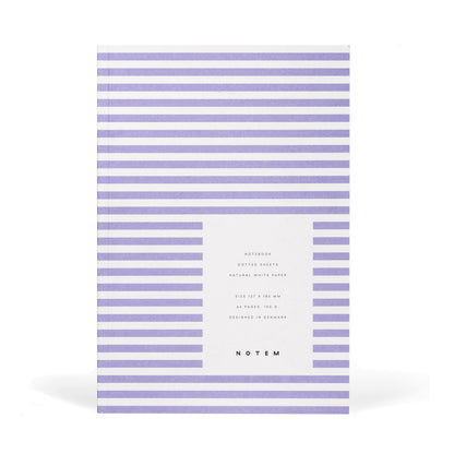 Vita Striped Paper-Cover Notebook
