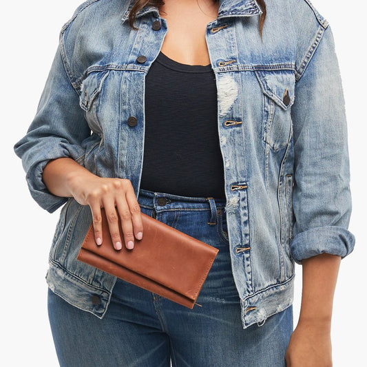 Debre Minimal Leather Pocketbook Wallet