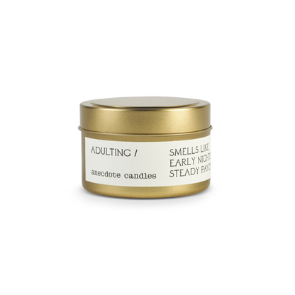 Anecdotal Coconut Soy Wax Travel Tin Candle