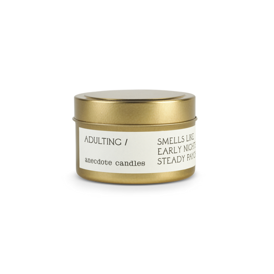 Anecdotal Coconut Soy Wax Travel Tin Candle
