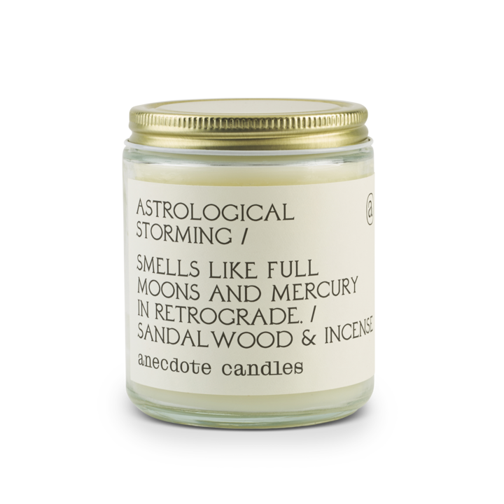 Anecdotal Coconut Soy Wax Glass Jar Candle