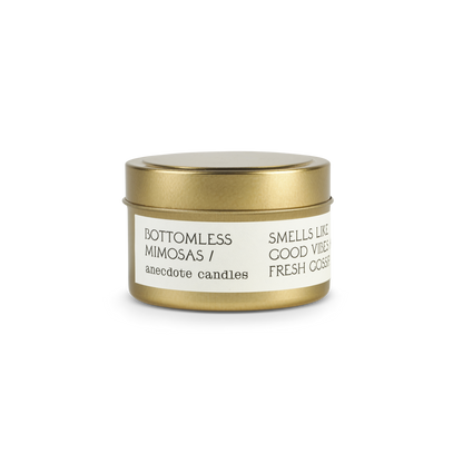 Anecdotal Coconut Soy Wax Travel Tin Candle