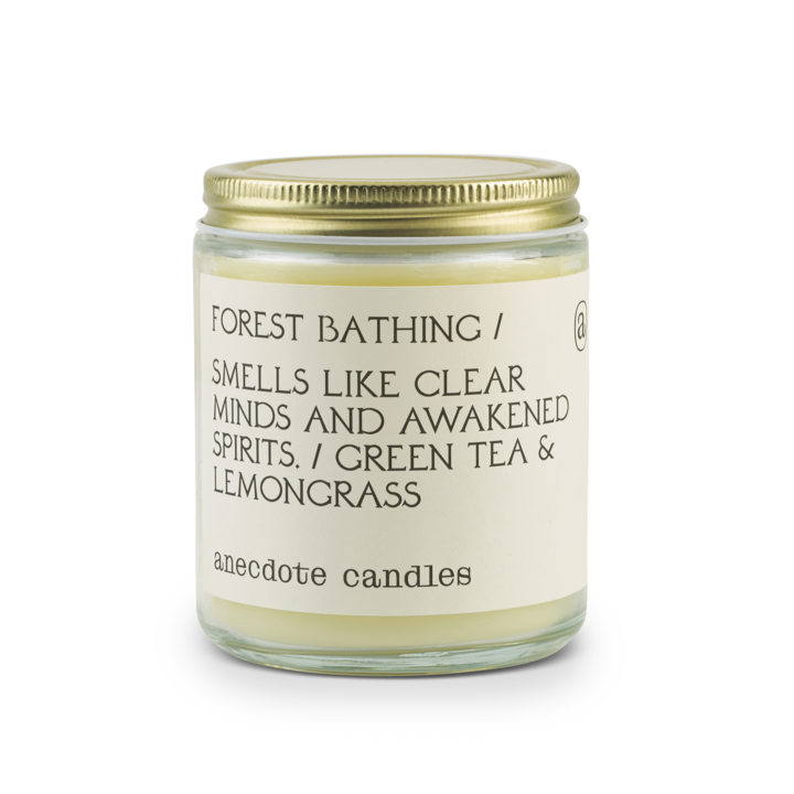 Anecdotal Coconut Soy Wax Glass Jar Candle