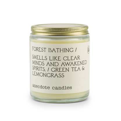 Anecdotal Coconut Soy Wax Glass Jar Candle