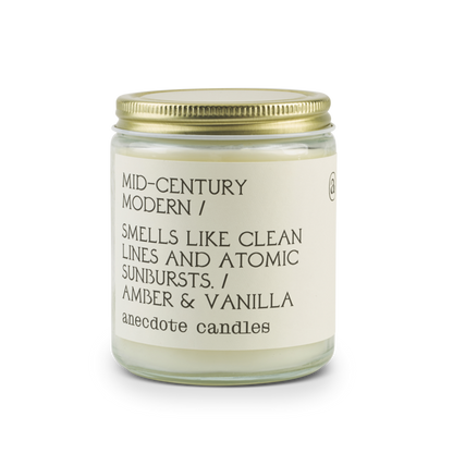 Anecdotal Coconut Soy Wax Glass Jar Candle