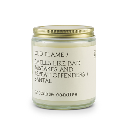 Anecdotal Coconut Soy Wax Glass Jar Candle