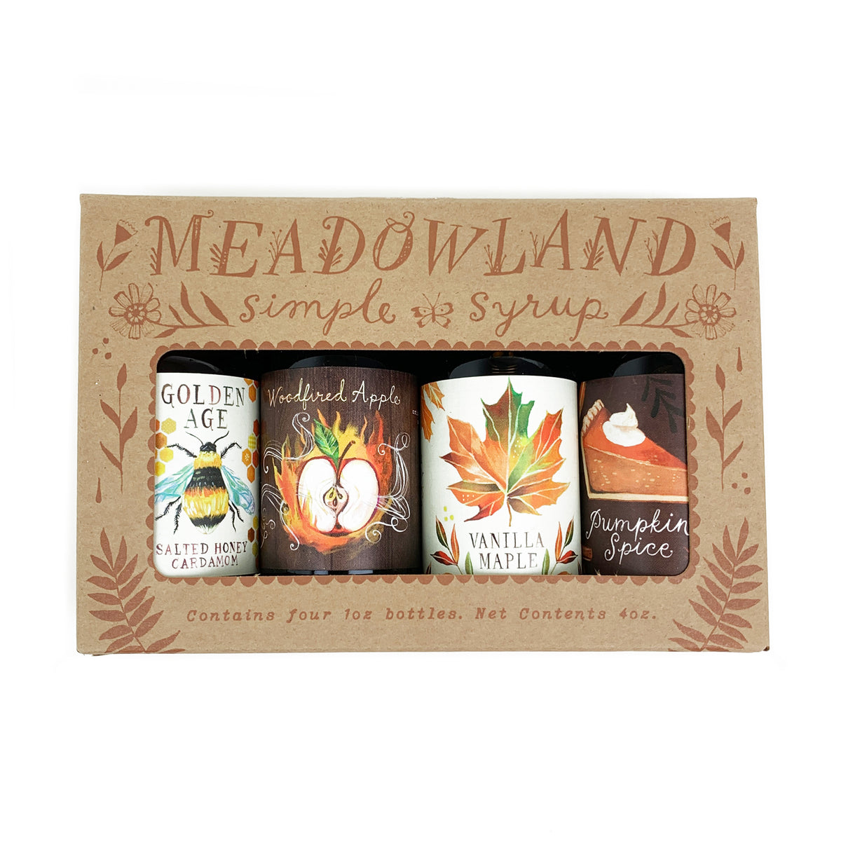 Autumnal Cocktail Simple Syrup Collection (Set of 4)