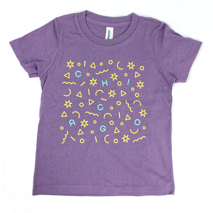 Chicago Shapes Kids Tshirt