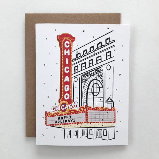 Chicago Theatre Happy Holidays Card