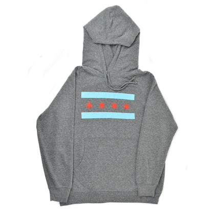 Chicago Flag Unisex Hooded Sweatshirt