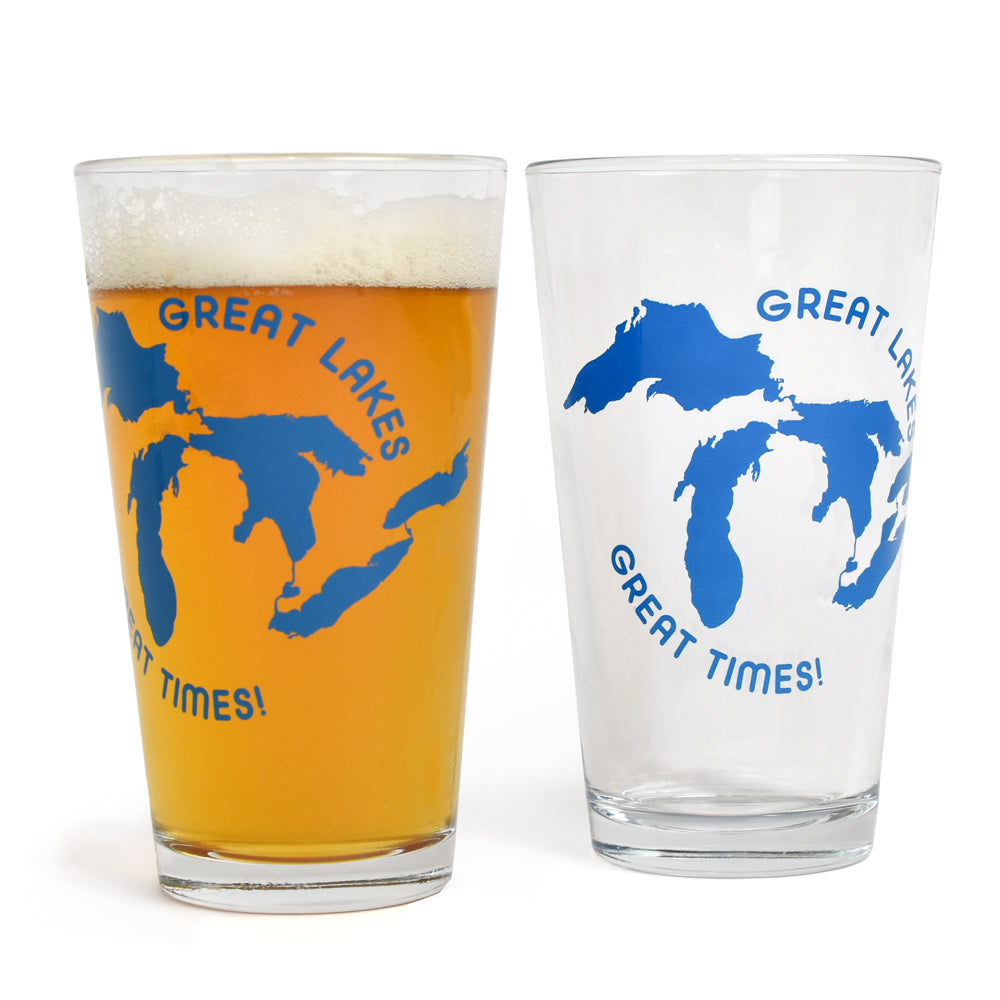 Great Lakes Great Times Pint Glass