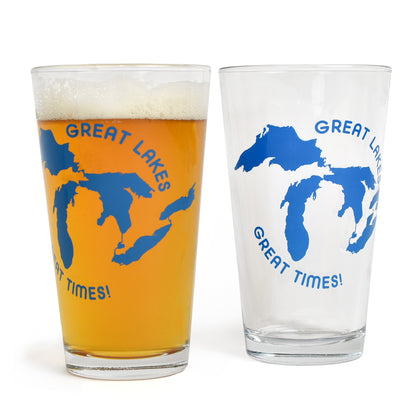 Great Lakes Great Times Pint Glass