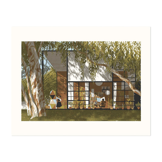 Eames House 11" x 14" Giclée Print