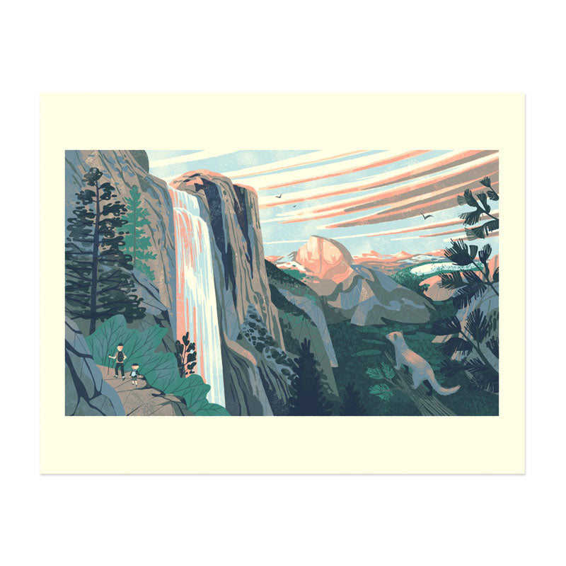 Yosemite National Park 11" x 14" Giclée Print