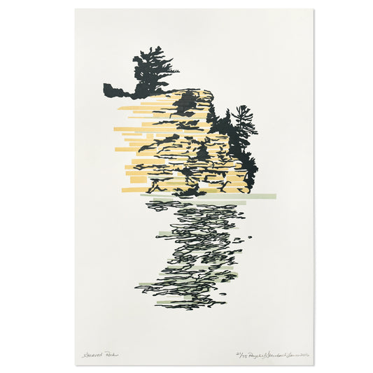 Starved Rock Letterpress Print