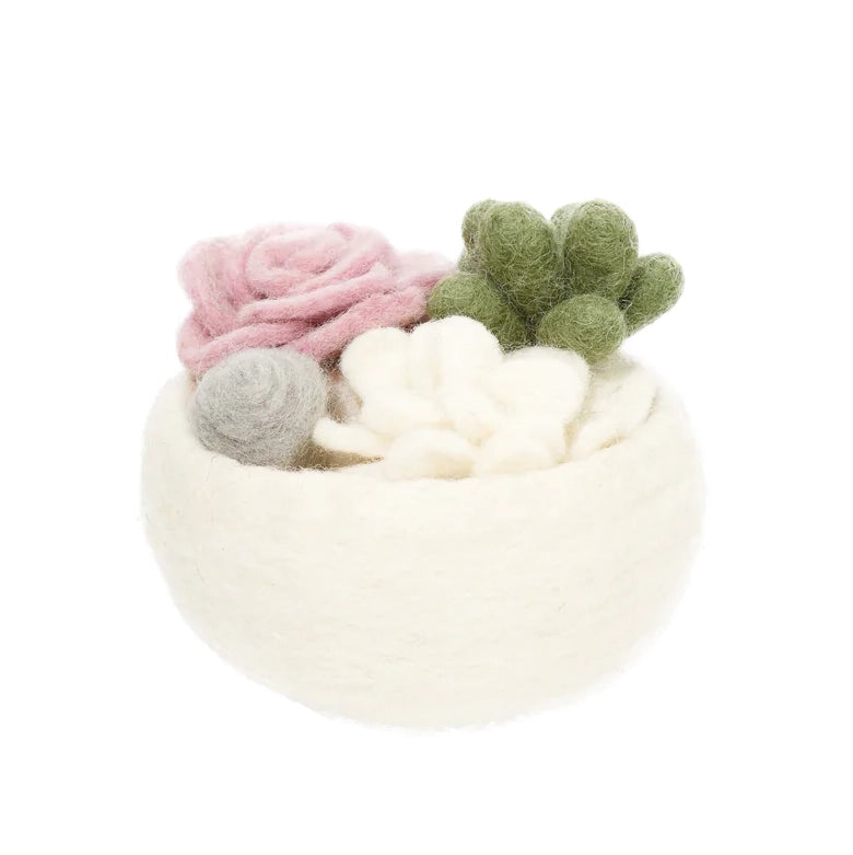 Felt Succulent Garden Pot