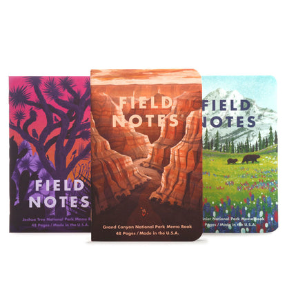 Field Notes National Parks Edition Pocket Notebooks (Set of 3)