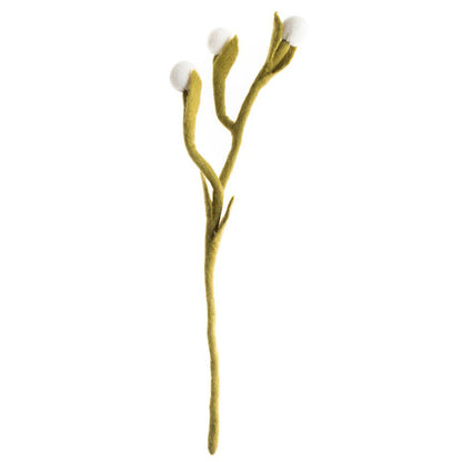 Fair Trade Felt Billy Buttons Branch