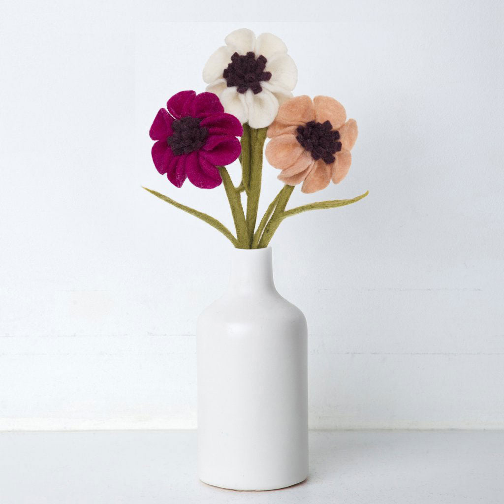 Anemone Felt Flower