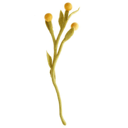 Fair Trade Felt Billy Buttons Branch
